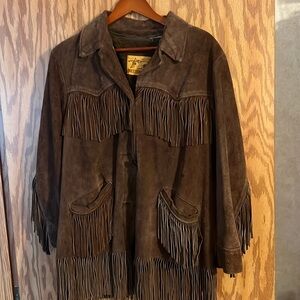 Suede western jacket